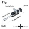 OUZRTG Multifunctional Accessory Tripod for Mini Magic Arm with 1/4