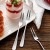 KEAWELL Premium 6-Piece 5.7" Louise Fruit Forks, 18/10 Stainless Steel,