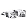 2 Pack M25 Single Pulley Block, 304 Stainless Steel Pulley