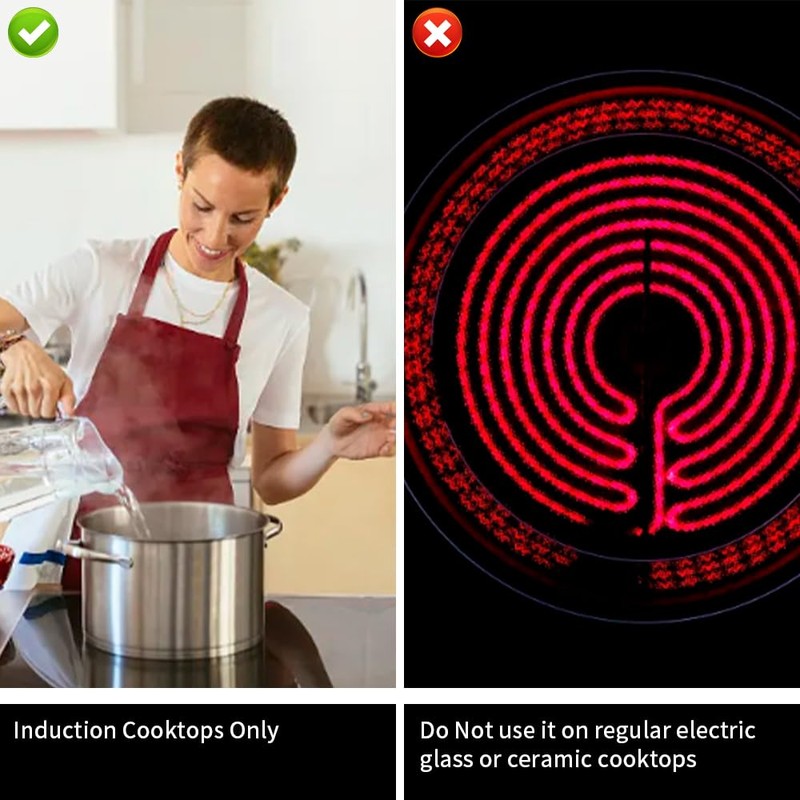 Preshwous Large Induction Cooktop Protector Mat, 78 x 52 x