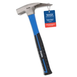 HaWe Fibreglass Roofing Hammer with Magnet Drywall Hammer 65.010