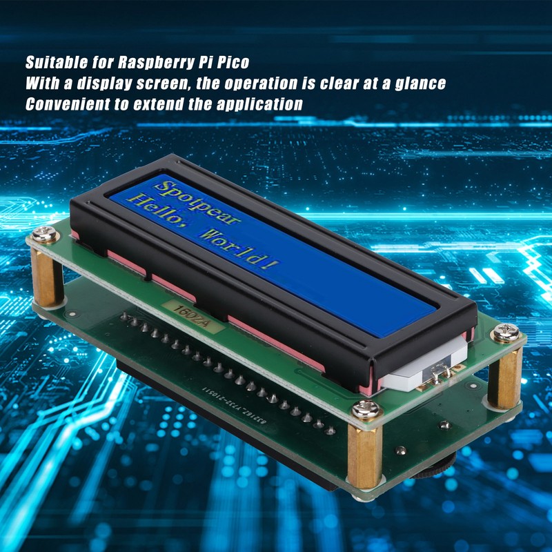 LCD Display Module 1602 Screen Expanding Board Accessories for Raspberry