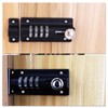 Combination Locking Bolt,Set Your Own Code,Thicken Solid Zinc Alloy,Home Reinforcement,Iron