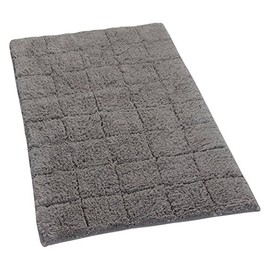 Castle Hill Summer Tile Spray Latex Back Bath Rug, 17 by 24-Inch, Stone
