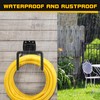 QMSK Metal Wall Mounted Hose Reel for Outside, Durable Hook