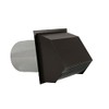 RDP Hooded Wall Vent with Screen and Damper (4 Inch,