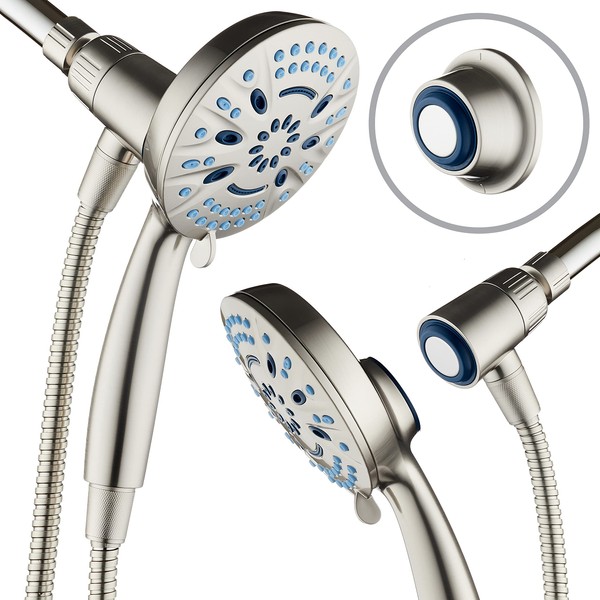 Magneton by AquaCare High-Pressure 8-mode Handheld Shower Head with Magnetic