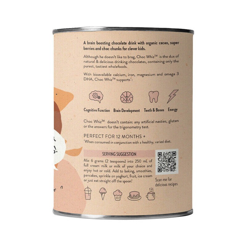 Nutra Organics Choc Whiz, 125g