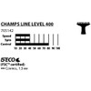 Donic-Schildkröt Champs Line 400 Table Tennis Bat, 1.5 mm Sponge,