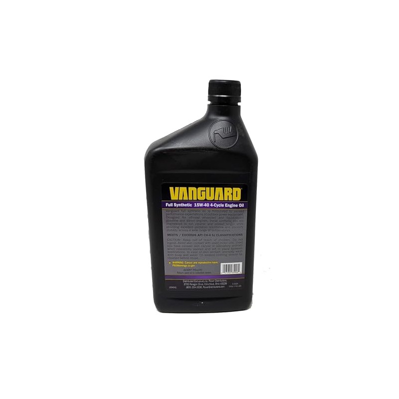 Vanguard 15W-40 Full Synthetic Engine Oil Quart