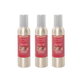 Yankee Candle Concentrated Air Freshener Room Spray, Odor Eliminator for Home, Bathroom, Sparkling Cinnamon, 1.5 Oz (Pack of 3)