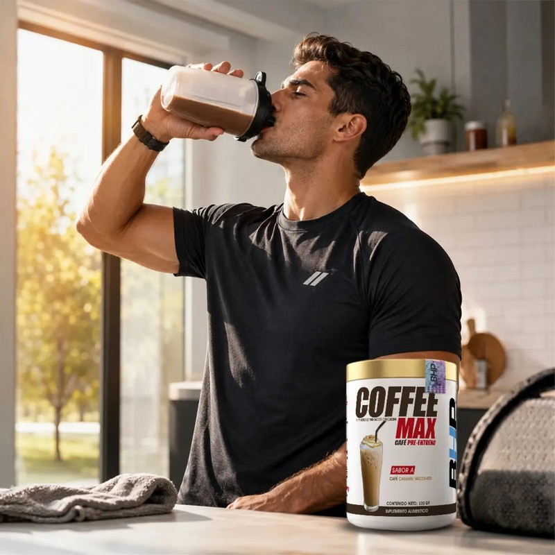 Bhp Coffee Max Cafe Pre-entreno 30 Serv Sabor CARAMEL MACCIATO