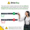 WorkDone 2 Pack 2.5 Inch Hard Drive Caddy - Compatible