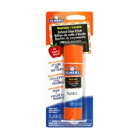 Elmer's Washable Repositionable School Glue Stick, 25G, 0.8-Ounce, 1-Pack (60626Q)