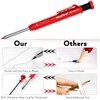 Nicpro 3 Pack Carpenter Pencil with Sharpener, Mechanical Carpenter Pencils