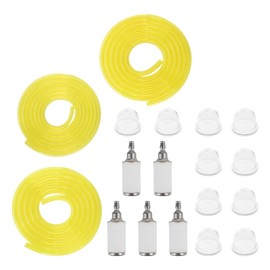 AUTOKAY 3 Sizes Fuel Hose Line Primer Bulb Fuel Filter for Poulan Craftman Gas String Trimmer Leaf Blower Chainsaw