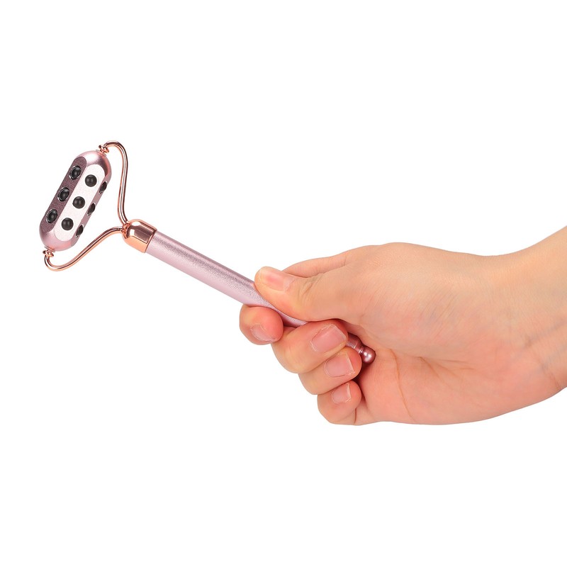 Face Beauty Massage Roller Aluminium Alloy Promote Absorption Germanium Manual
