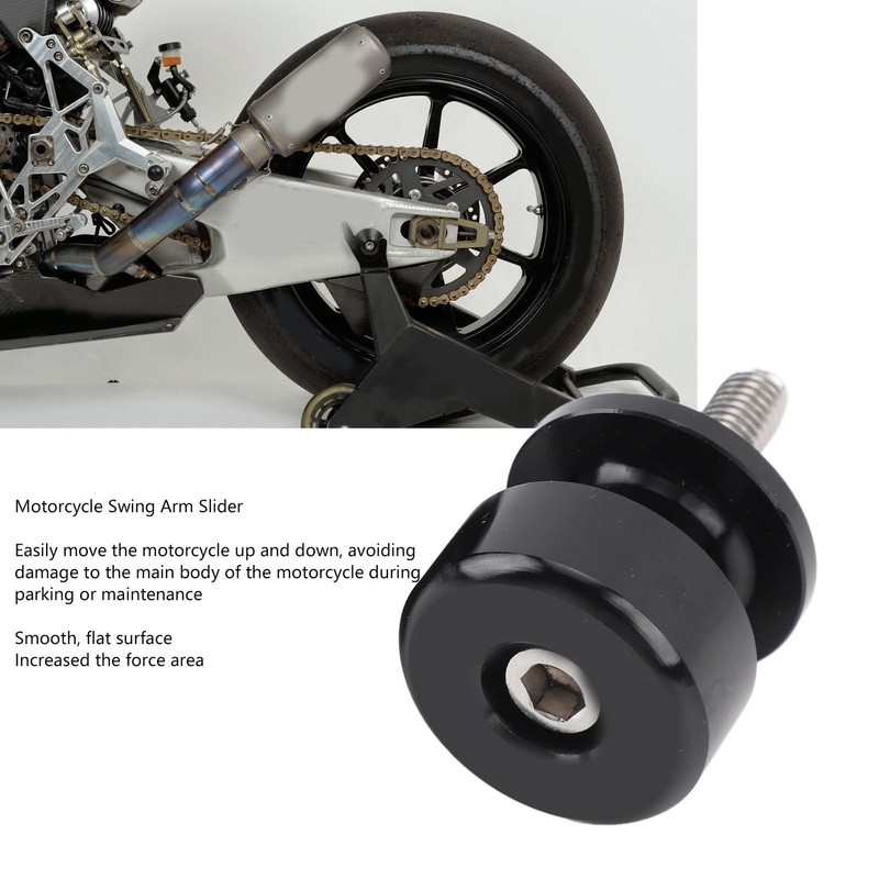 1 Pair Motorcycle Swing Arm Spools Slider M8 CNC Aluminium