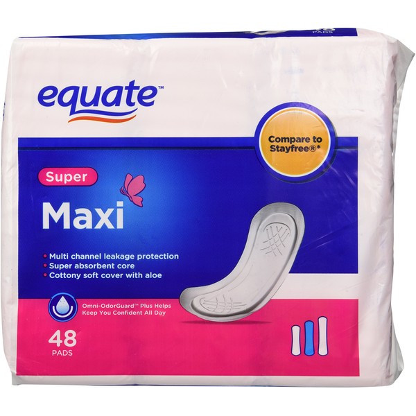 Equate Pads Super Multipack 48 Count by Equate