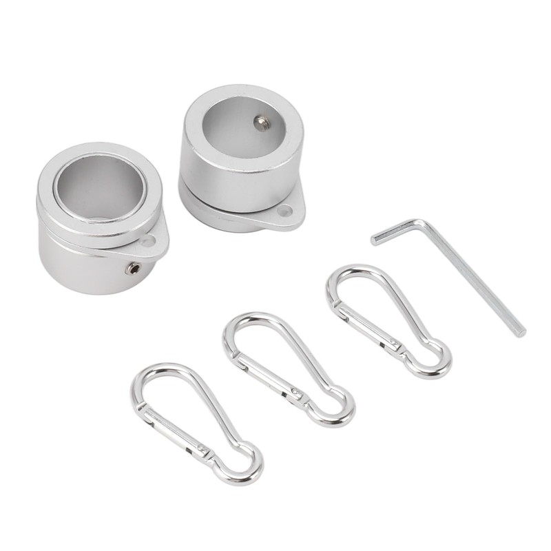 Ausla Flag Pole Rings, 360° Rotating Anti Wrap 2 Pieces
