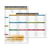 2026-2027 Academic Calendar 2-Pack (11x17"), Laminated + Cardstock, Reversible Vertical/Horizontal,