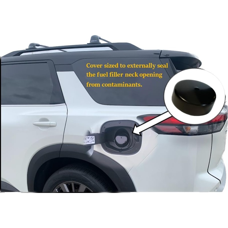 Cap & Shield Tethered 2.75inch ID, Capless Gas Cap Dirt,