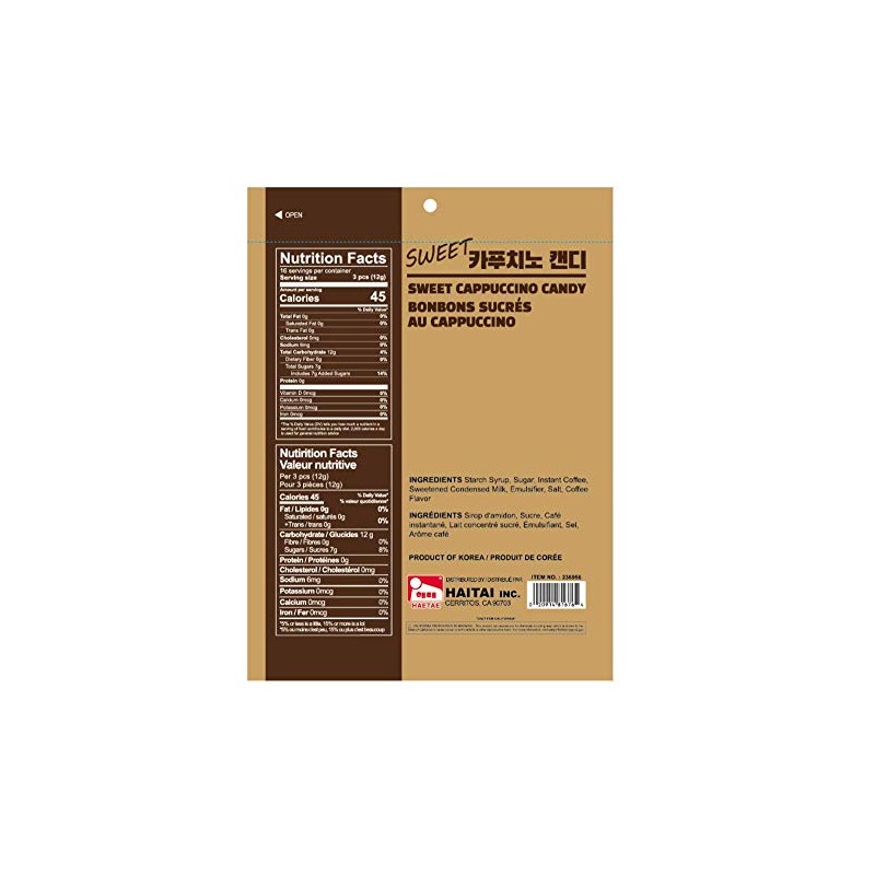 Haetae Candy assorted flavors 200g (Cappuccino Candy)