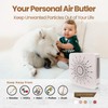 EBTMINIBOT Air Purifier Dual Filter Replacement - H13 HEPA +