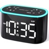 Odeokee Loud Alarm Clock FM Radio Heavy Sleepers 7 Color