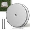 HEIWUKONG 7Inch Clean Out Cover Plate, 2 Pcs Stainless Steel
