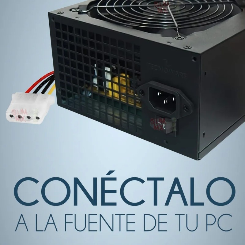Cable Adaptador Molex A Doble Sata 15 Pines 2 Puertos