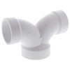 PlumberStop - 4" DWV PVC Double 1/4 Bend 90 Degree