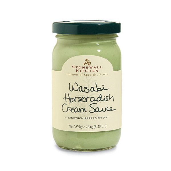 Stonewall Kitchen Wasabi Horseradish Cream Sauce, 8.25 Ounce