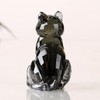 Crystal Cat Realistic Animal Kitten Art Figure Collection Table Decoration
