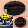 Unbranded Gloss Black Timing Points Cover for Harley Twin Cam