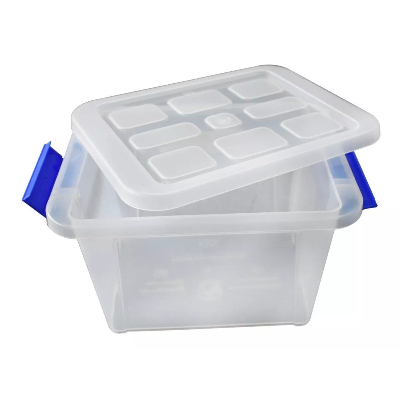 Alica Caja Organizadora De Plástico Transparente 6 L Con Tapa