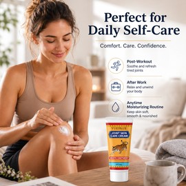 Tiger Joint Skin Cream for Post-Workout Massage – Moisturizing White Ointment for Daily Body Care