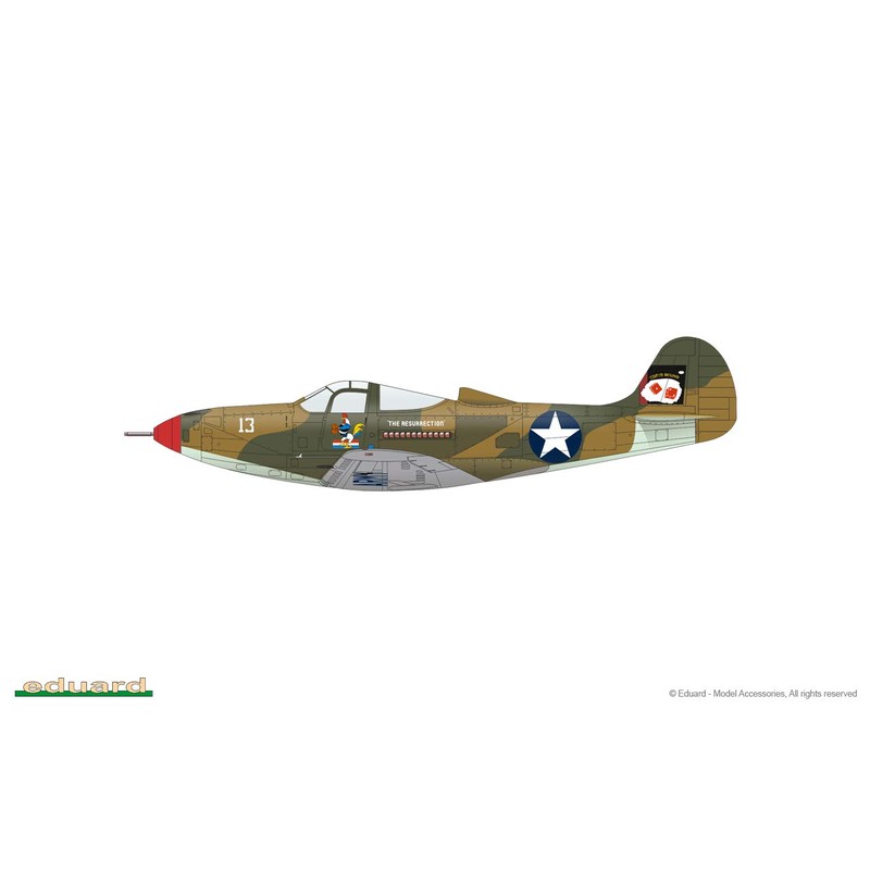 Eduard EDK8092 1:48 Profipack-P-400 Model Kit, Various