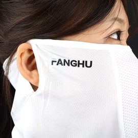 White Sun-blocking Golf Running Mask / 햇빛차단 골프 러닝마스크 화이트