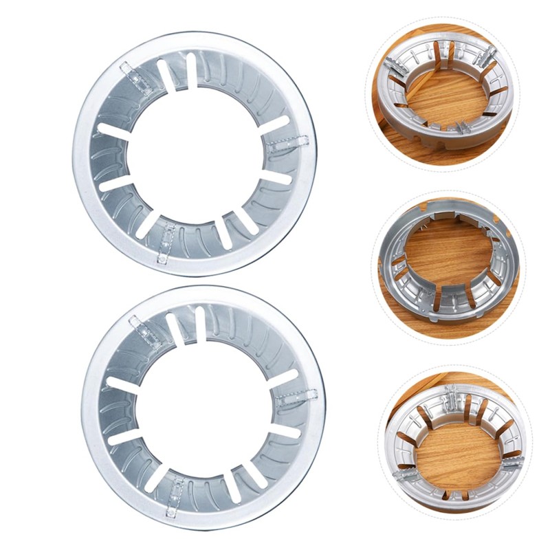 LALAFINA 2Pcs Gas Stove Bracket Energy Saving Windshield Cover for