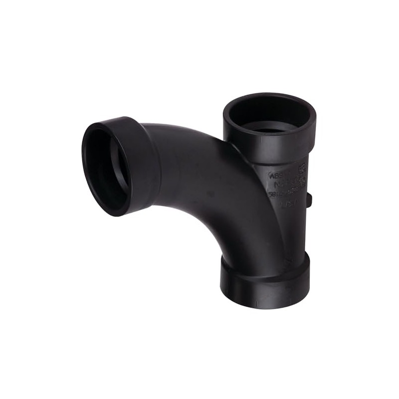 NIBCO 3 in. All Hub ABS Long Radius Combination Tee-Wye,