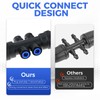 ETERMETA 8 Pcs 1/4 Inch Drip Irrigation 6-Way Splitter Connector