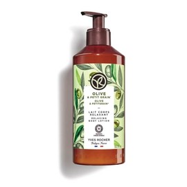 Yves Rocher Loción de leche corporal de Oliva y Naranjo amargo relajante - 13.2 fl oz. / 13.1 onzas líquidas (390 ml)