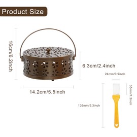 Incense Stick Holder, Incense Sticks Anti Mosquitoes, Mosquito Spiral Coil Holder, Incense Stick Holder, Incense Sticks Coil Holder, Metal Incense Stick Holder for Bedroom, Camping, Garden