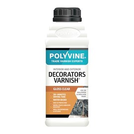 Polyvine Decorator's Varnish Gloss Finish Pint / 500ml