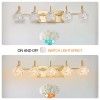 29\" Modern Crystal Bathroom Vanity Light Elegant Wall Mount Lighting