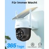 AOSU 2K WiFi Security Camera Outdoor Wireless, Solar Outdoor Camera,