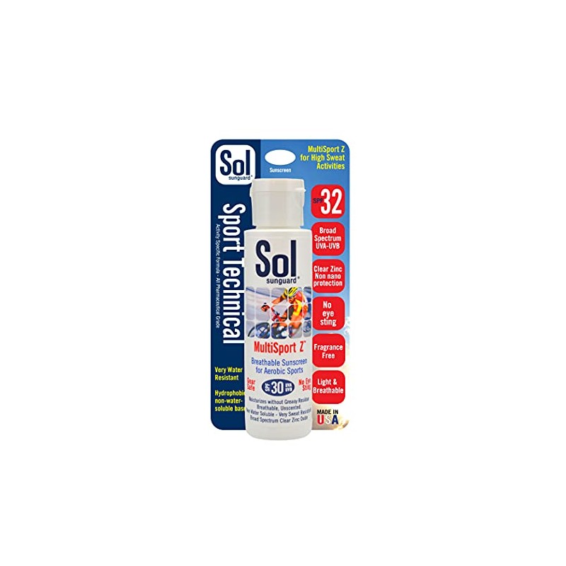 SOL Sunguard Multisport Sunscreen Skin Protection 3OZ SPF 32