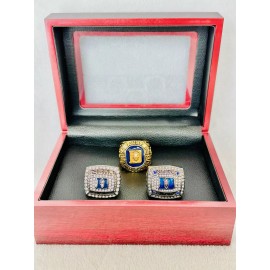EBSportsRings.com 3 PCS Duke Blue Devils National Champions Ring W Box, US SHIP, 2001-2015