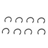10pcs Retaining Clip Rings, Rubber Roller Resolution for Cricut Maker,